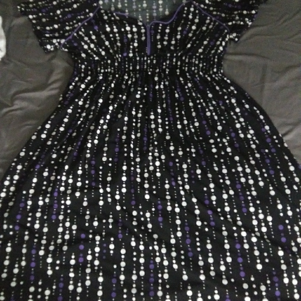 Polka dotted dress